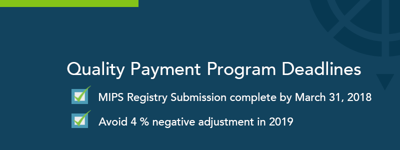 2017 Quality Payment Program Deadlines